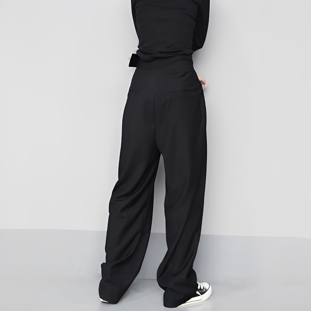 Marisa - Pantalon stylé à jambes larges
