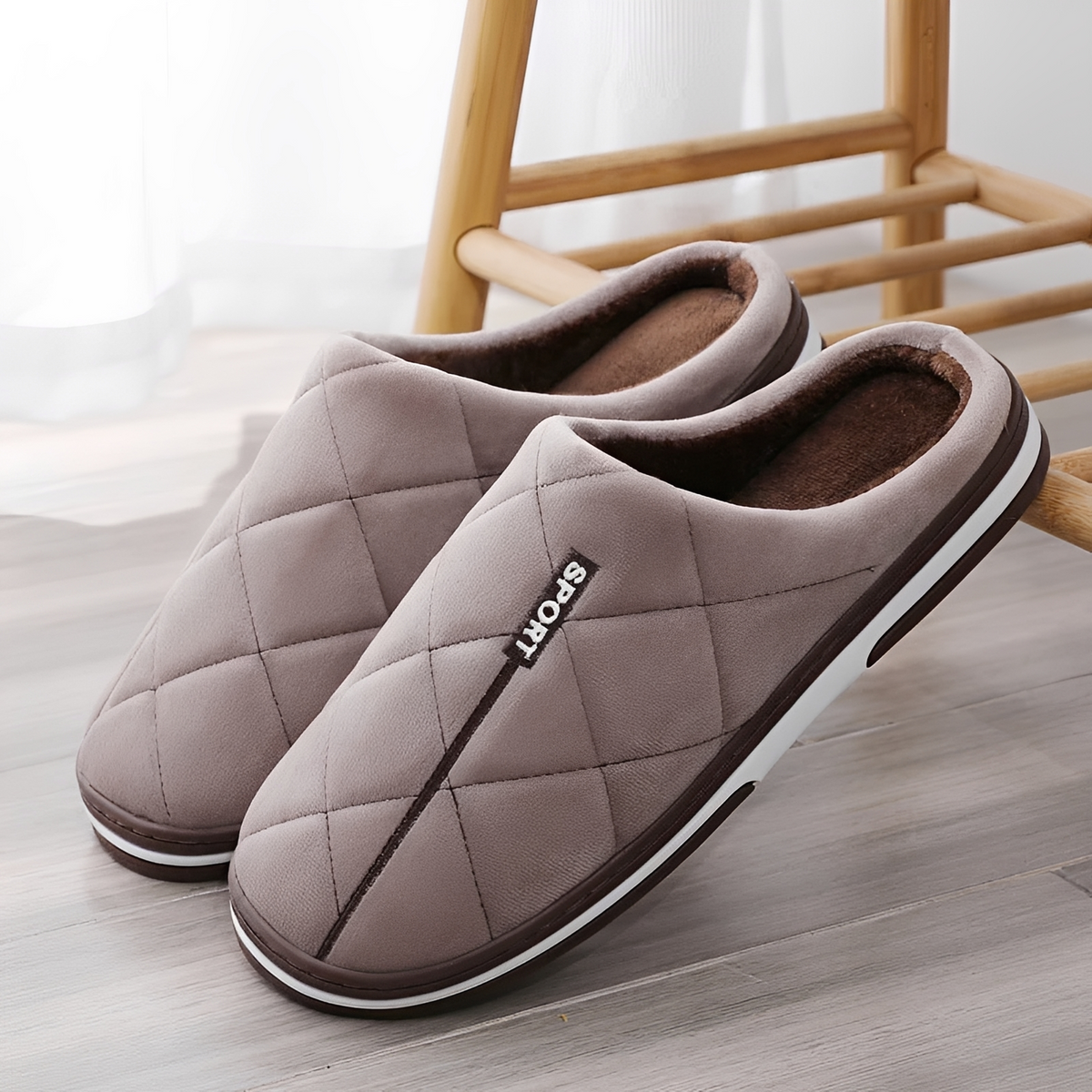 Darnell - Chaussons confortables et chauds