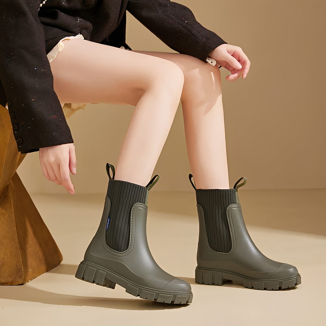 Claire - Bottes de pluie confortables et imperméables