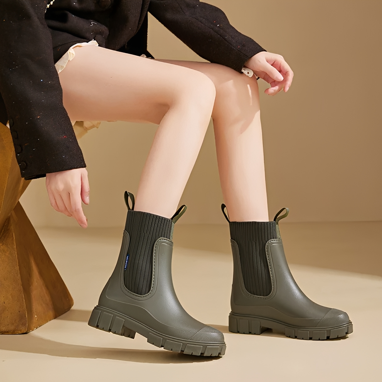 Claire - Bottes de pluie confortables et imperméables