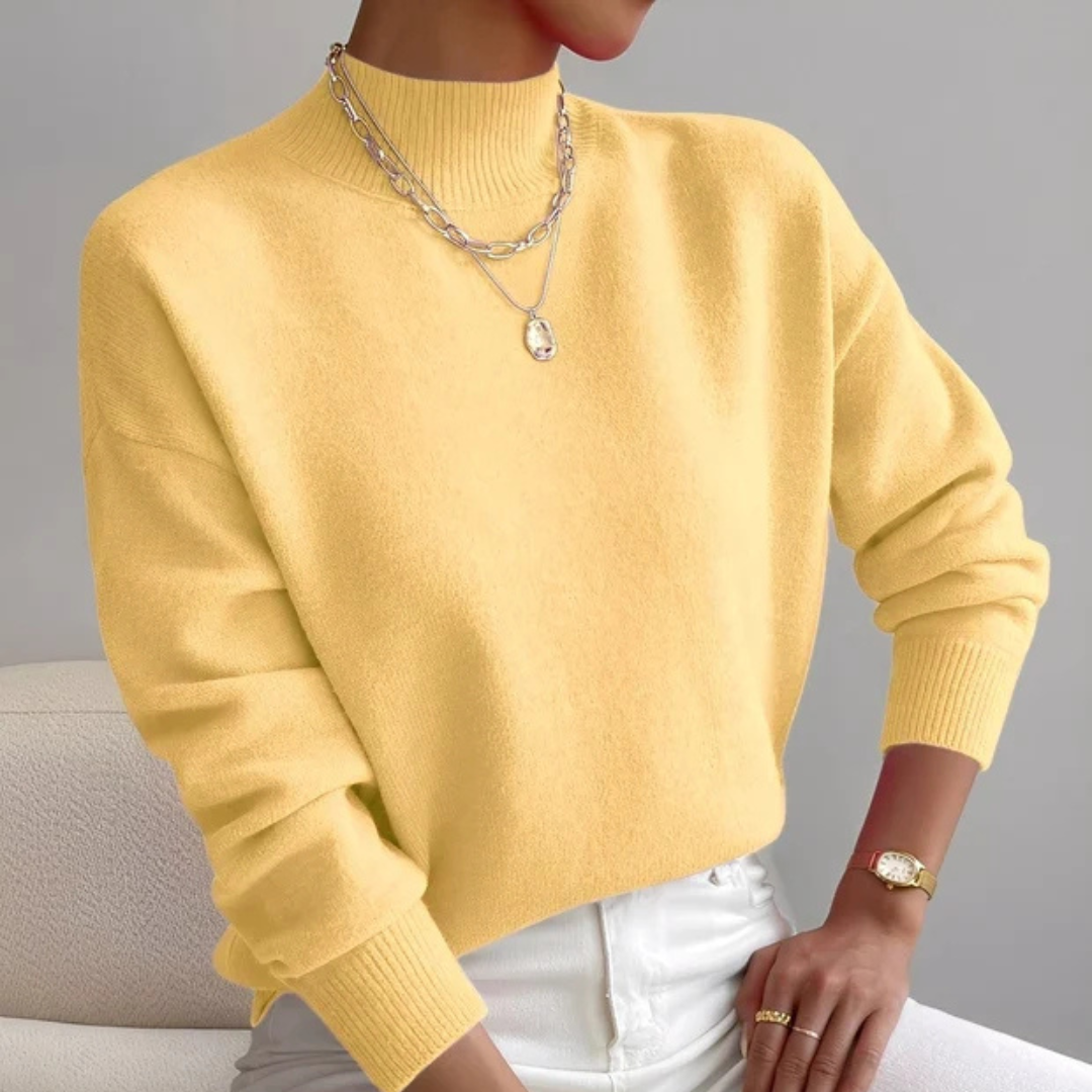 Roxana - Pull douillet avec col montant