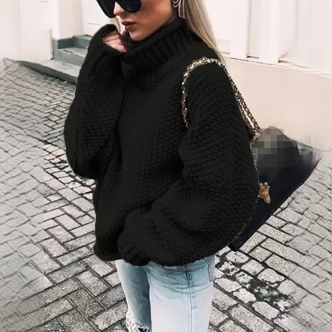 Vale - Pull à col roulé élégant et stylé