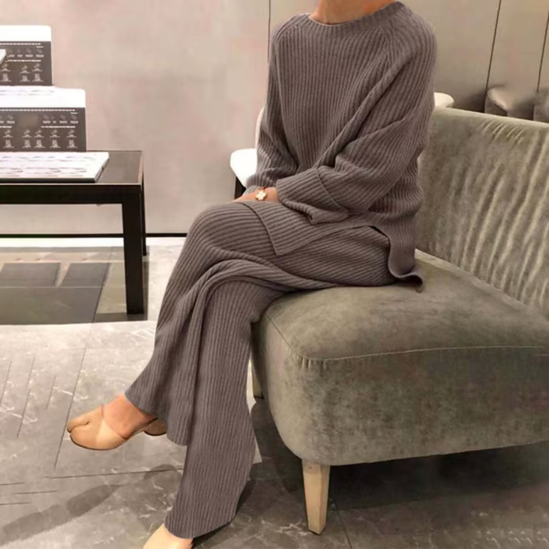 Samantha - Ensemble élégant de pull et pantalon