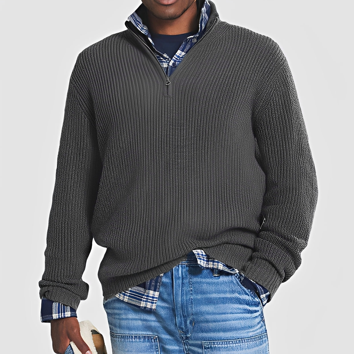 Constantine - Pull chaud avec demi-zip