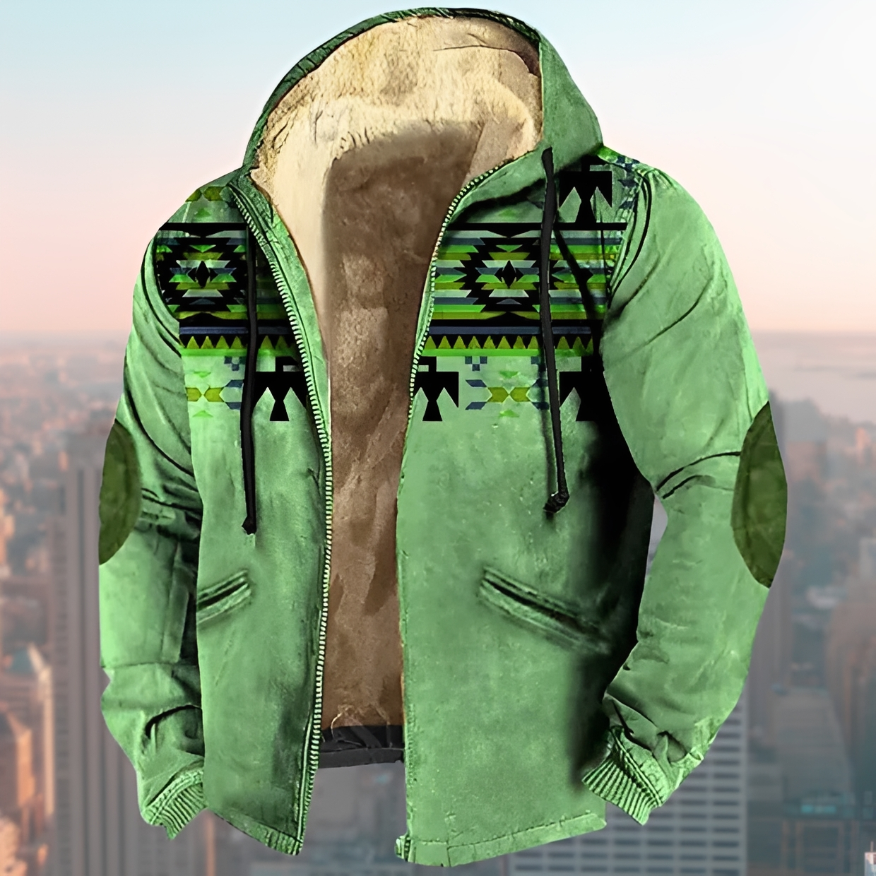 Laszlo - Veste à capuche style vintage