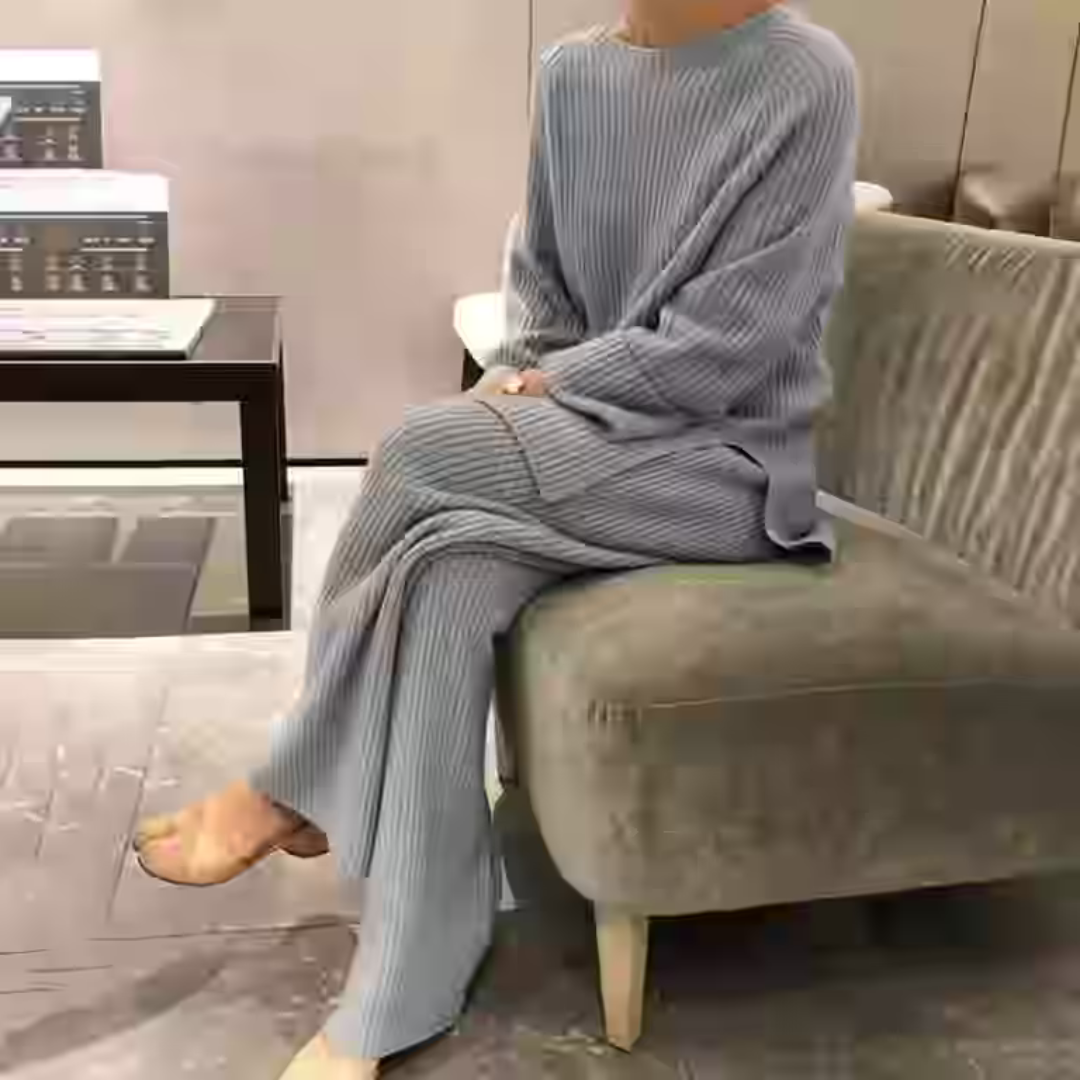 Samantha - Ensemble élégant de pull et pantalon
