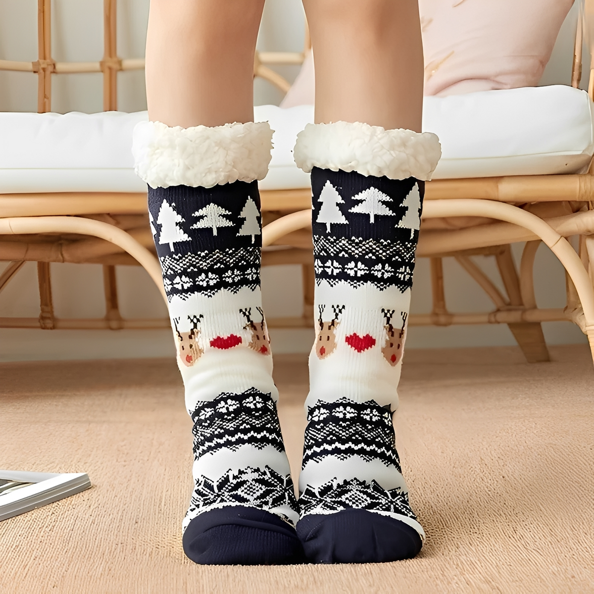 Kassia - Chaussettes stylées et chaudes