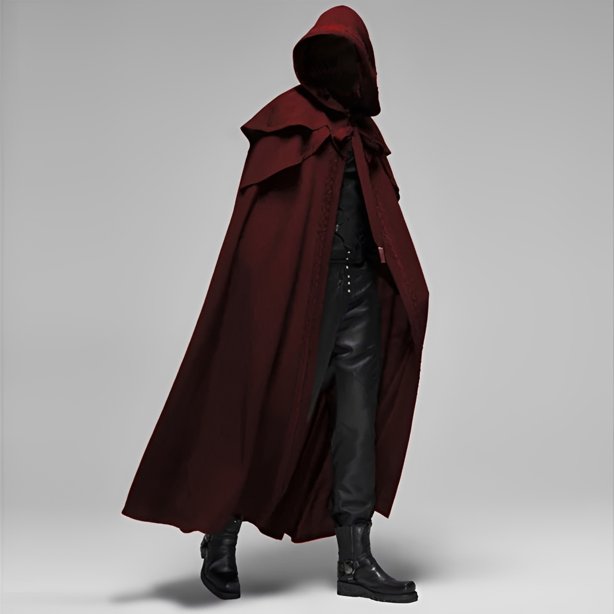 Lucien - Manteau gothique élégant avec capuche