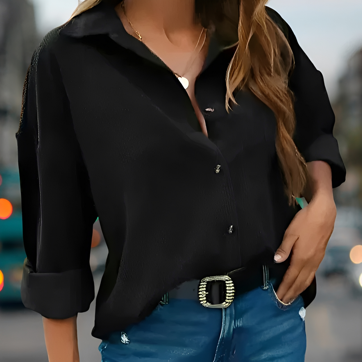 Wendela - Blouse élégante à coupe ample