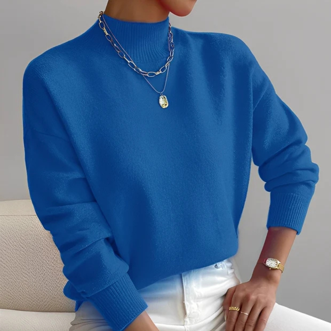 Roxana - Pull douillet avec col montant