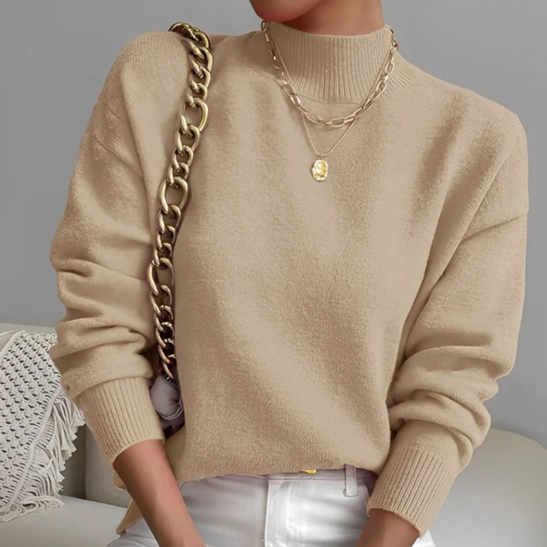 Roxana - Pull douillet avec col montant