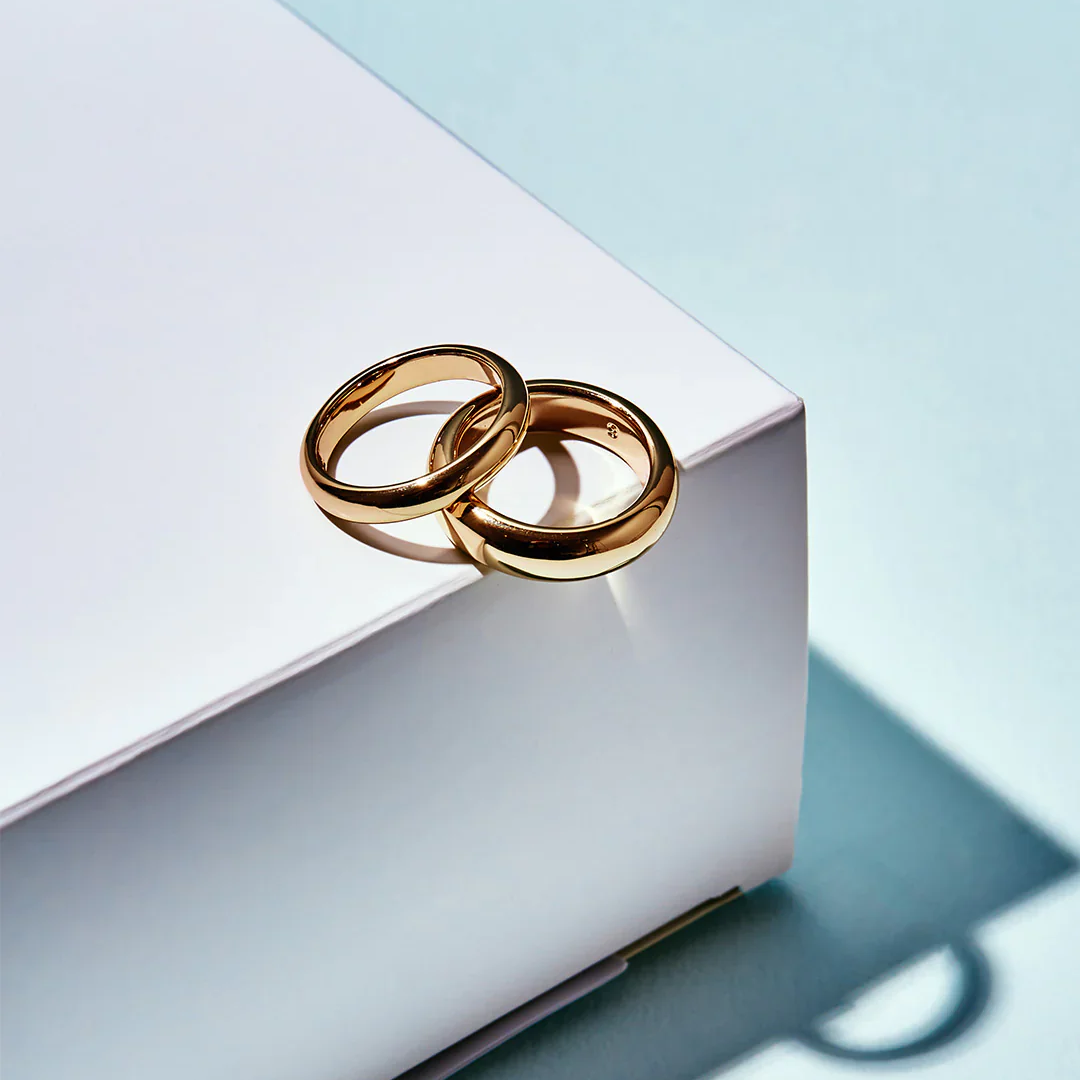Eloane – Bague en acier inoxydable doré