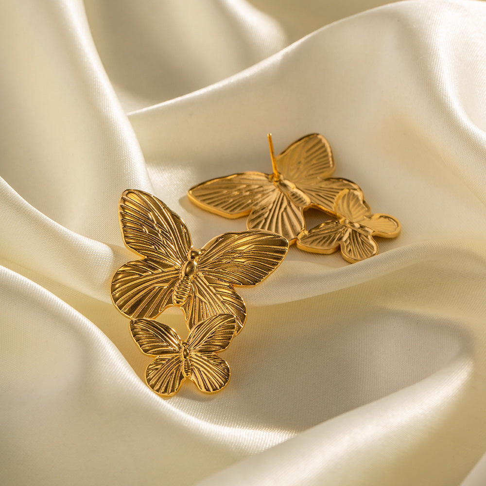 Aurelia – Boucles d'oreilles élégantes en papillon