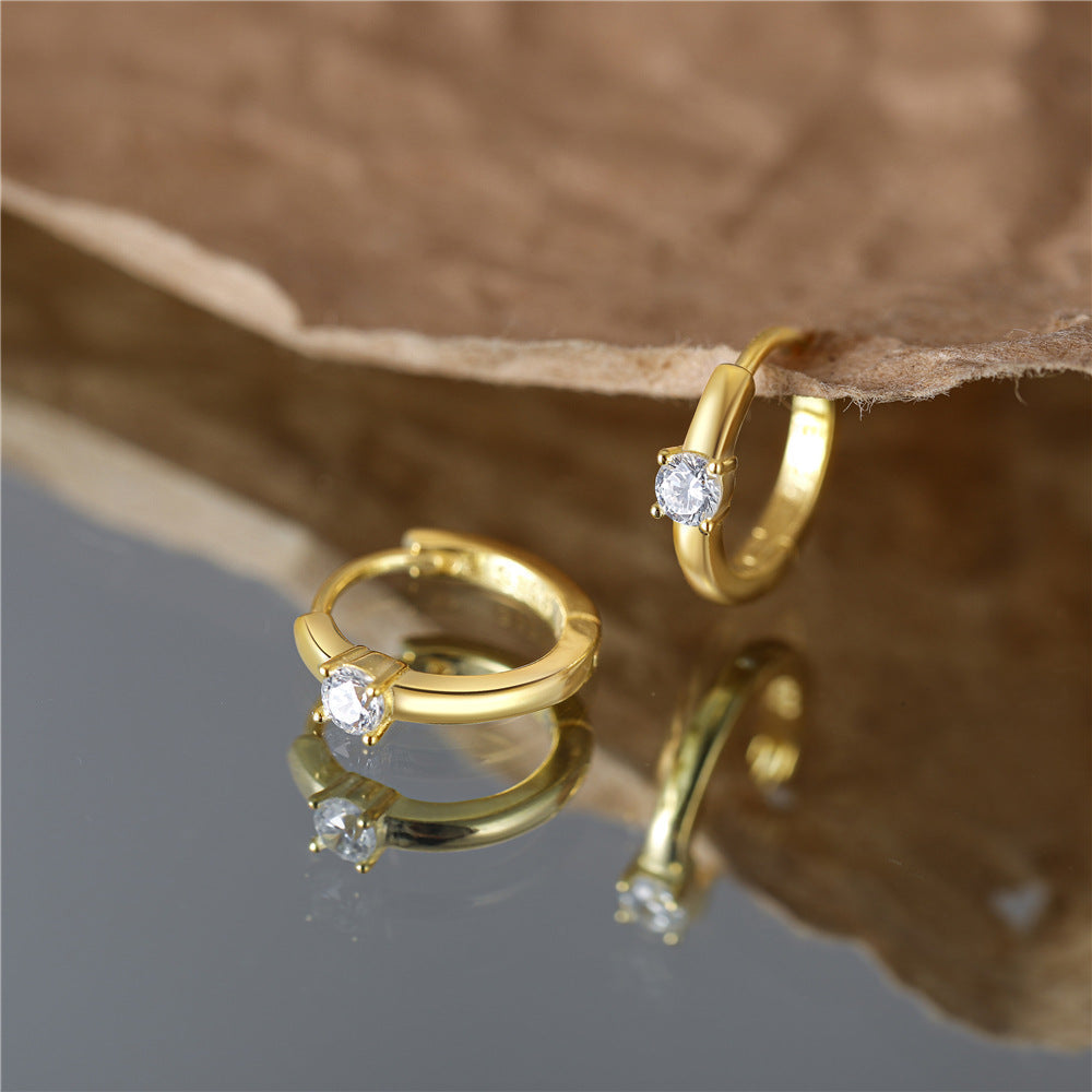 Aurielle – Boucles d'oreilles solitaires élégantes