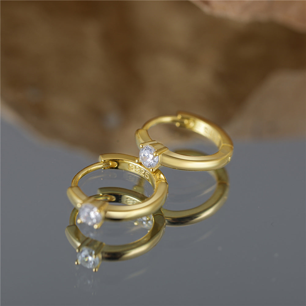 Aurielle – Boucles d'oreilles solitaires élégantes