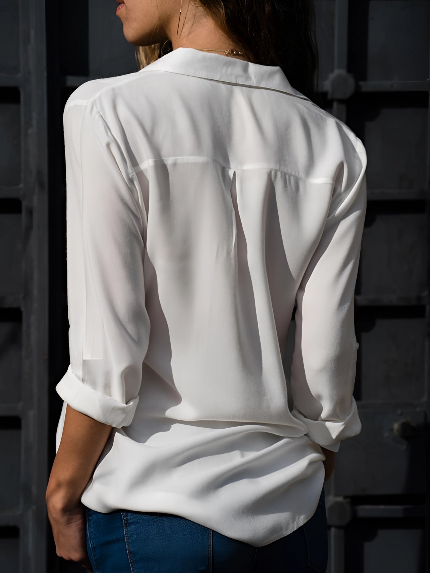 Jordana – Blouse élégante à manches longues pour femme