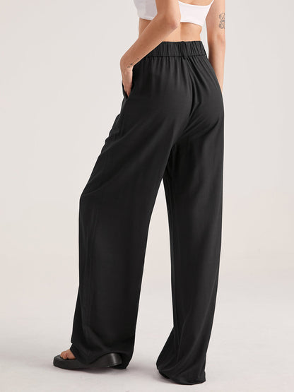 Nadia – Pantalon Pliant à Taille Haute