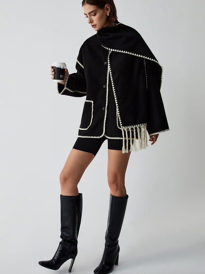 Elodie – Jacke avec écharpe