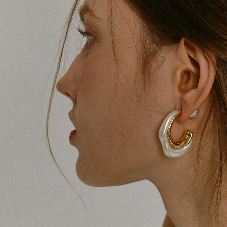 Yoona – Boucles d'oreilles en perle