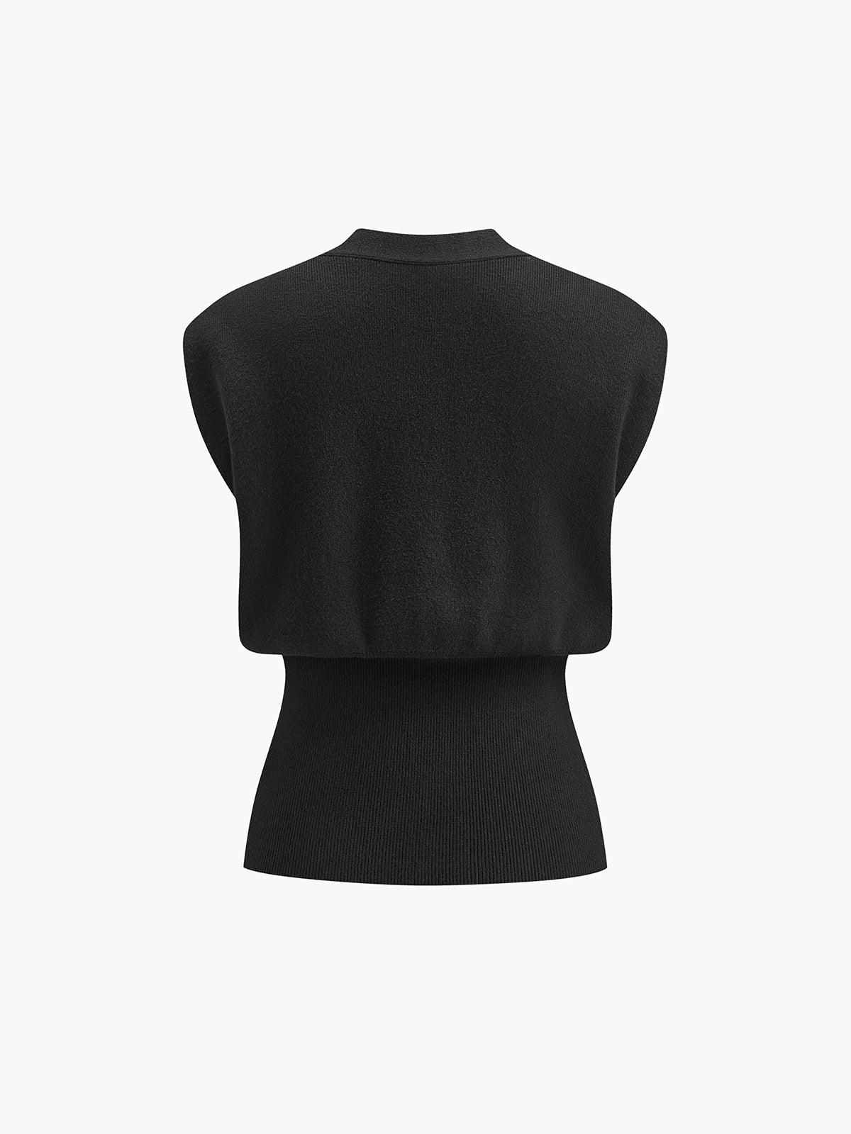 Annalena – Gilet à boutons avec col en V pour femme