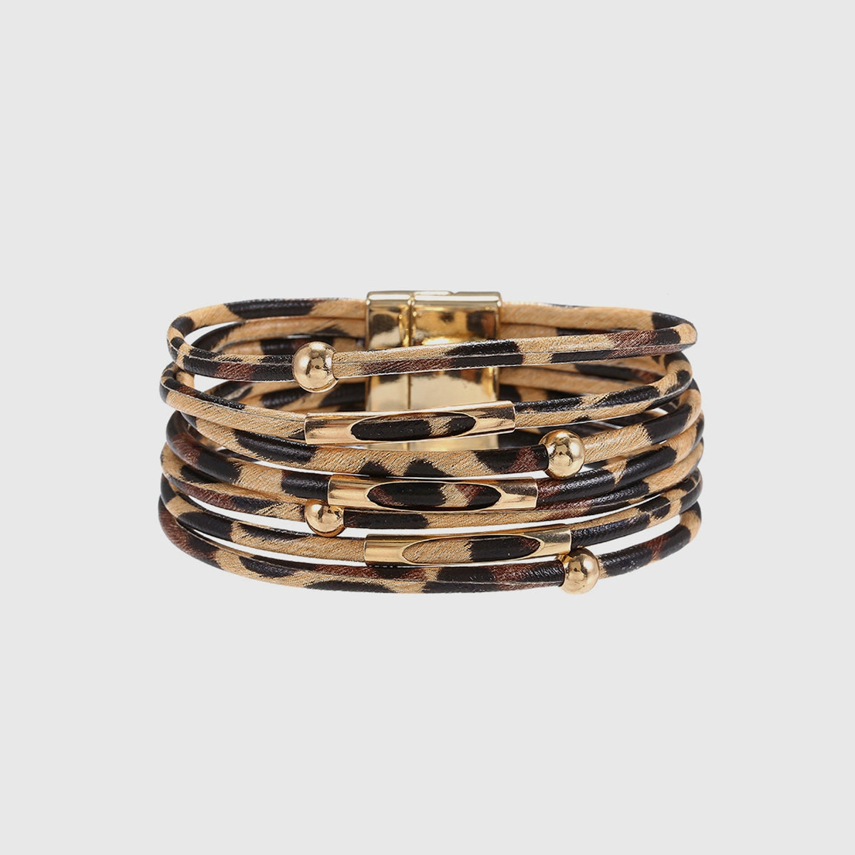 Margaux – Bracelet léopard raffiné