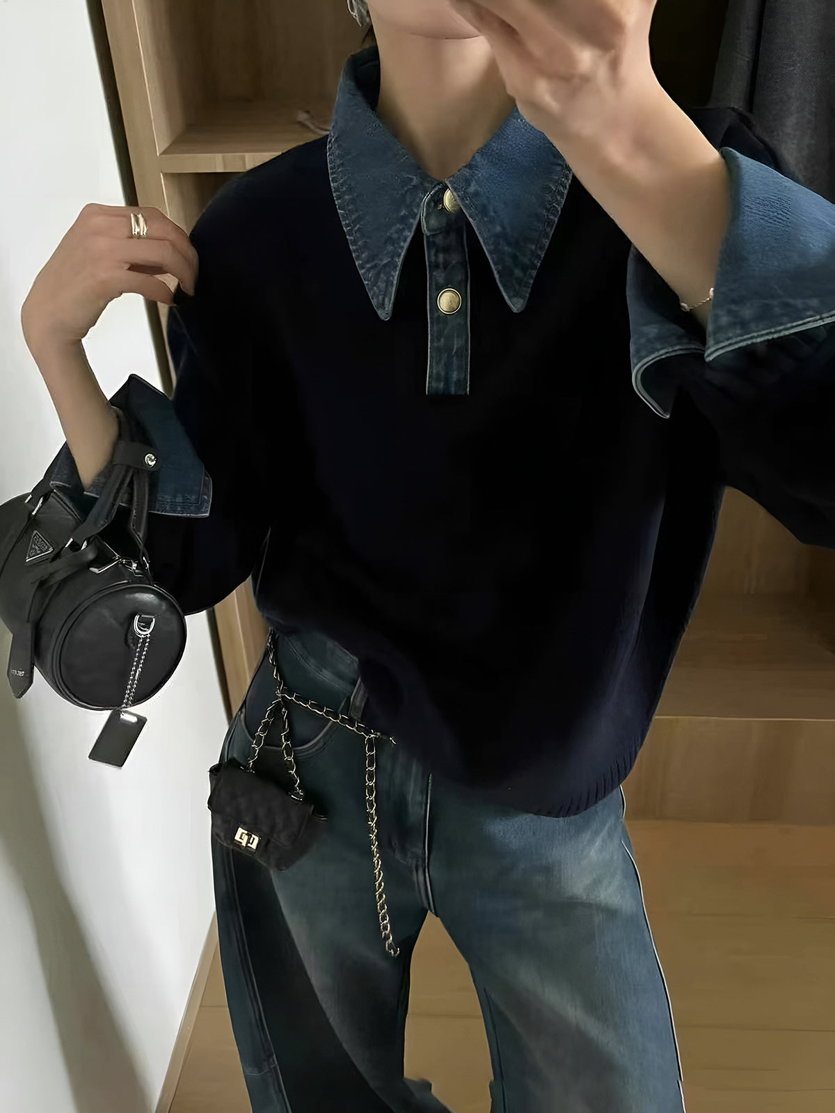 Nellie – Pull-over 2-en-1 avec Revers-Panel