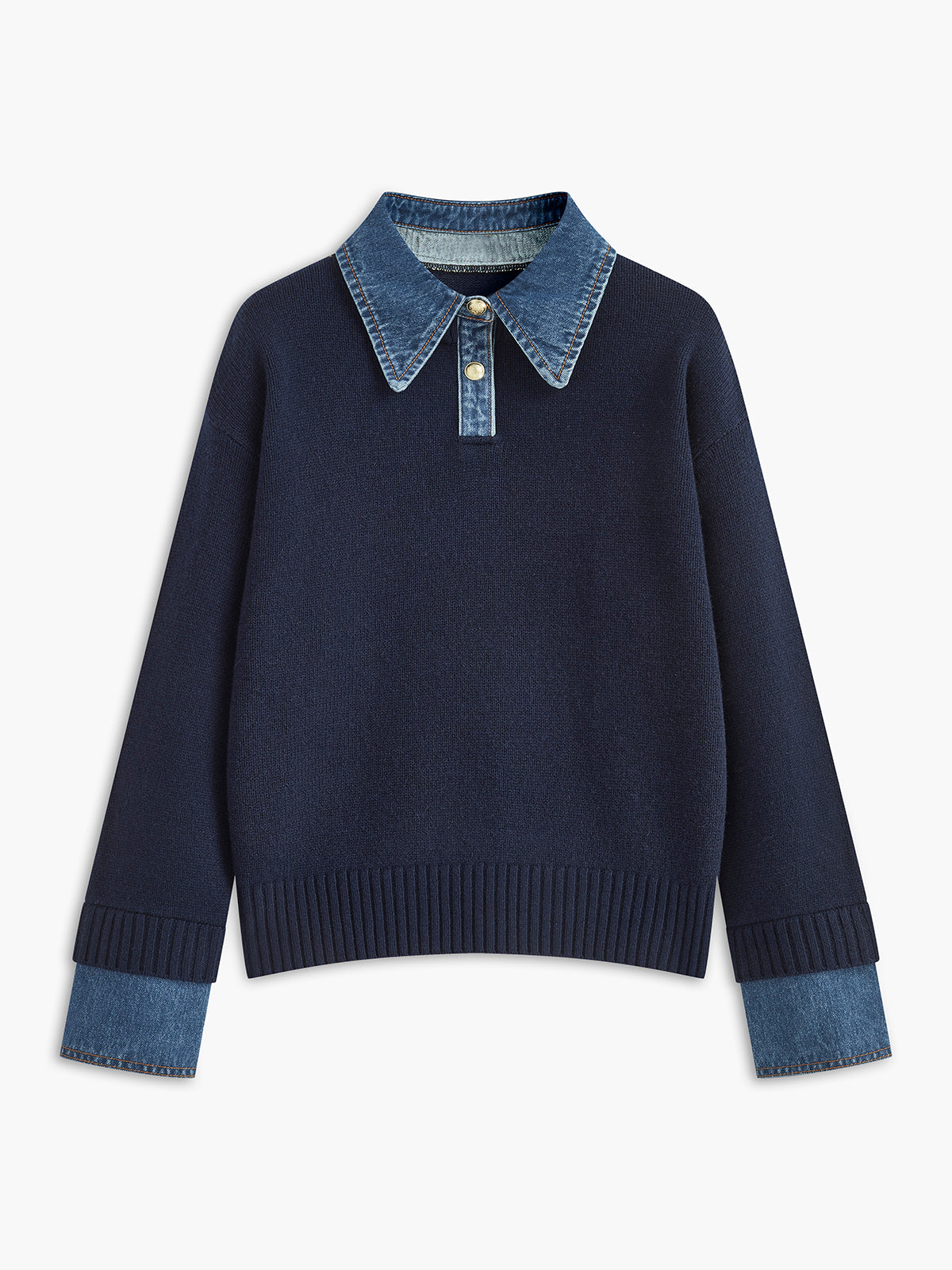Nellie – Pull-over 2-en-1 avec Revers-Panel