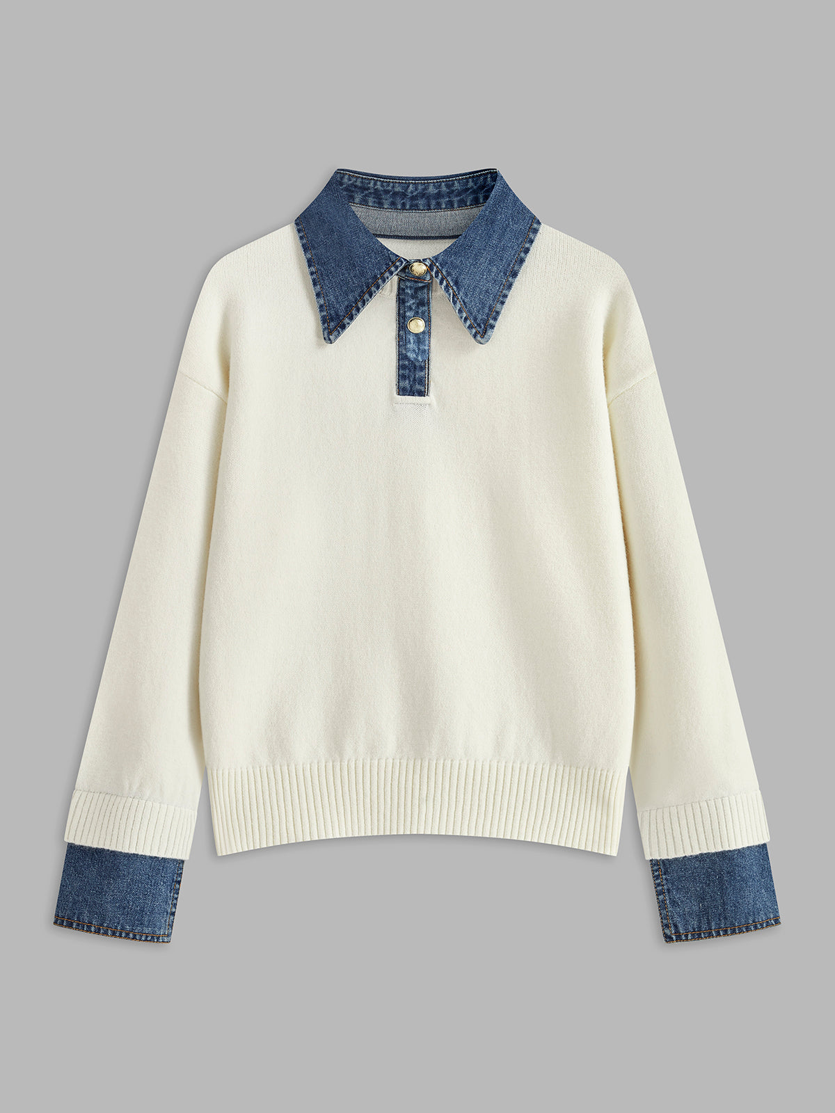 Nellie – Pull-over 2-en-1 avec Revers-Panel