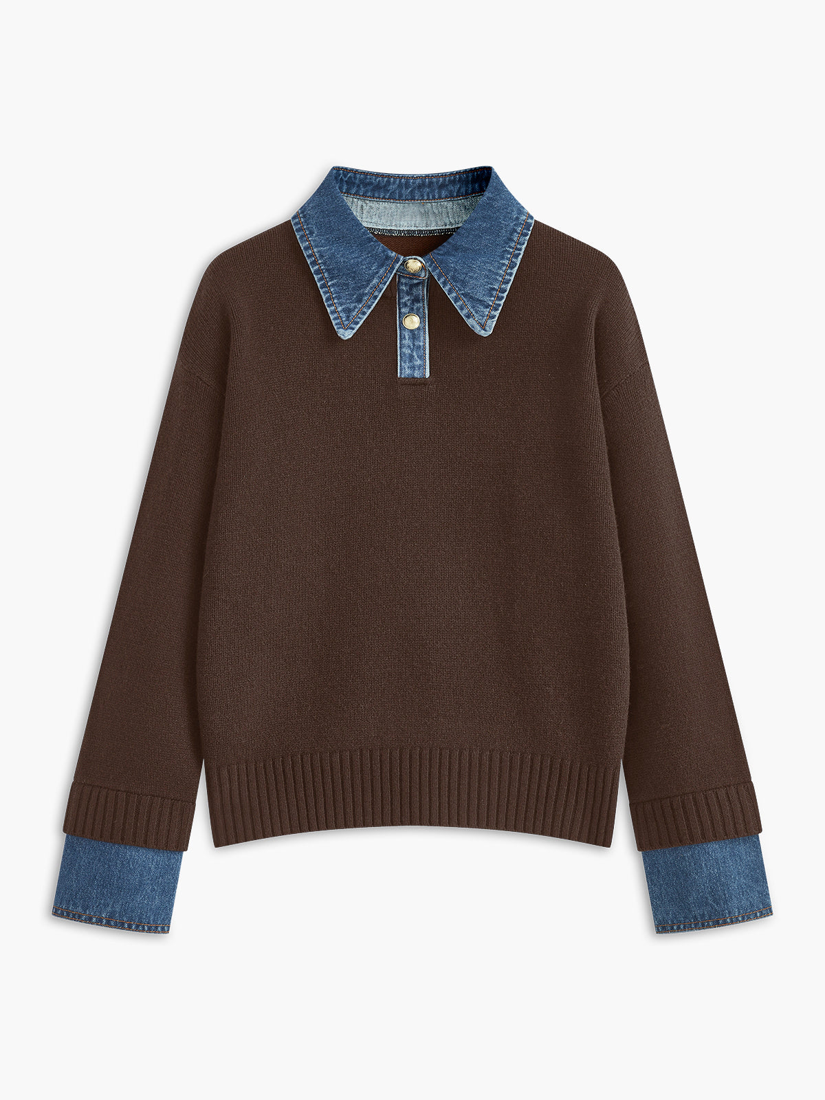 Nellie – Pull-over 2-en-1 avec Revers-Panel