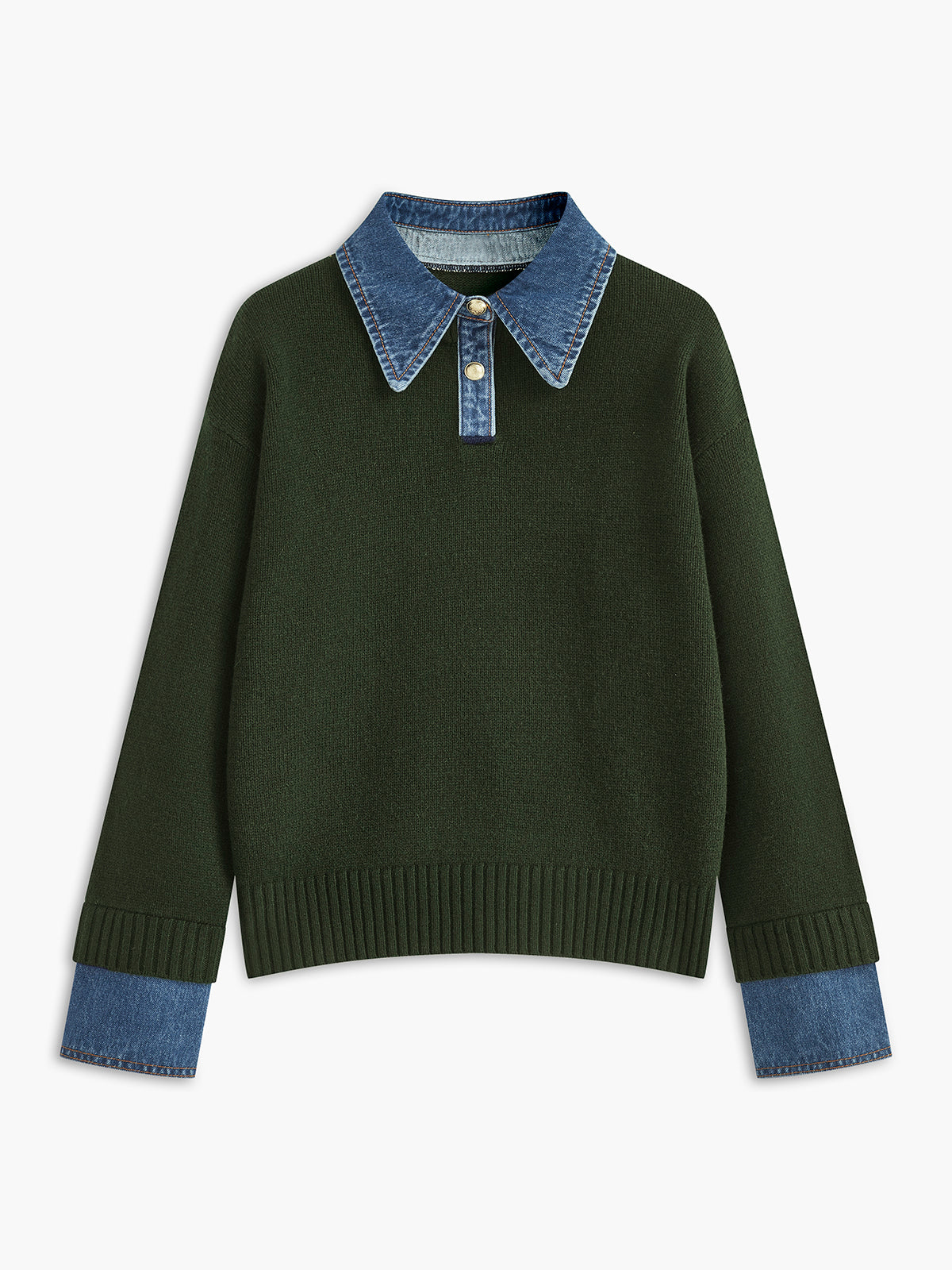 Nellie – Pull-over 2-en-1 avec Revers-Panel