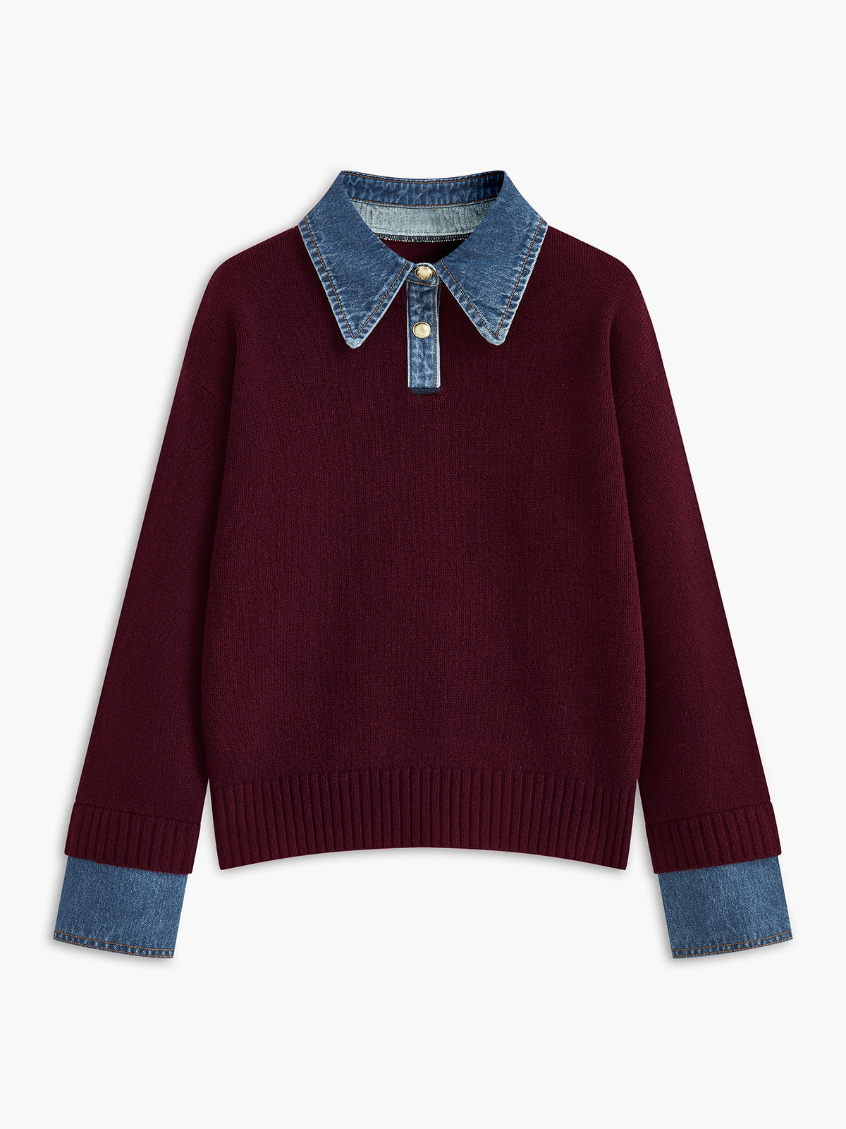 Nellie – Pull-over 2-en-1 avec Revers-Panel