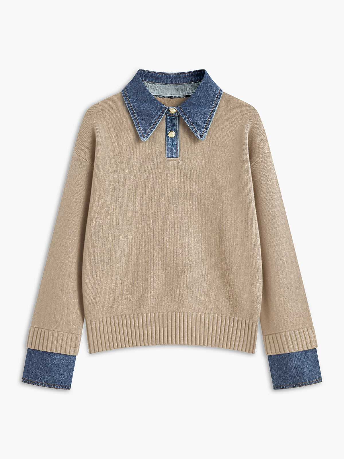 Nellie – Pull-over 2-en-1 avec Revers-Panel