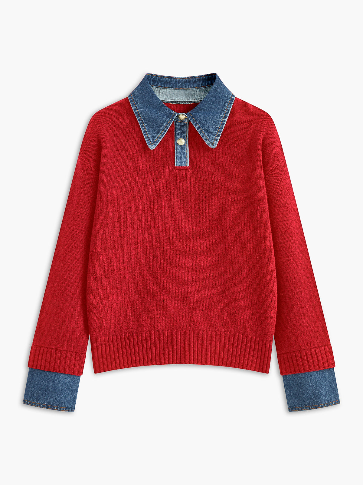 Nellie – Pull-over 2-en-1 avec Revers-Panel
