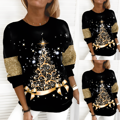 Pine - Pull de Noël avec motif sapin