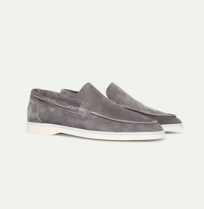 Lorenzo - Mocassins homme en daim, style classique