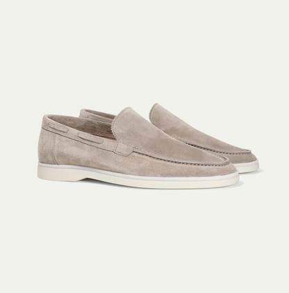 Lorenzo - Mocassins homme en daim, style classique