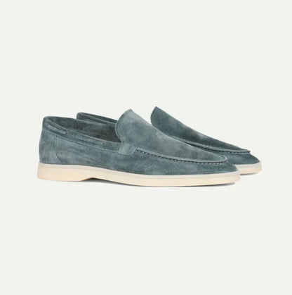 Lorenzo - Mocassins homme en daim, style classique