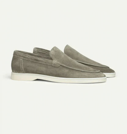 Lorenzo - Mocassins homme en daim, style classique