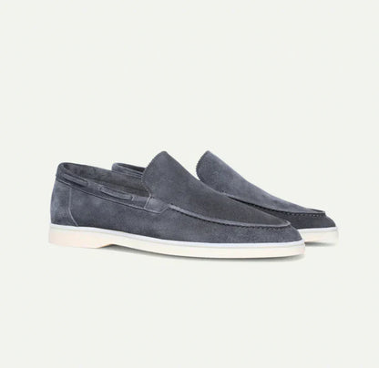 Lorenzo - Mocassins homme en daim, style classique