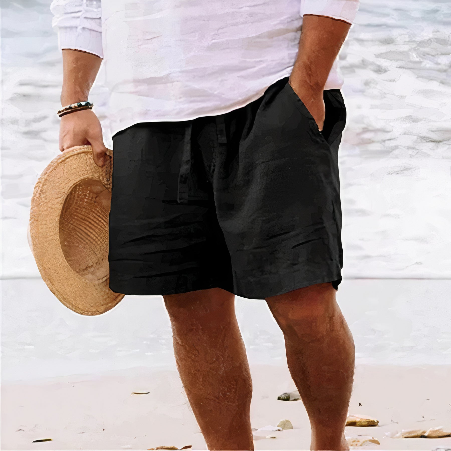 Martin - Shorts décontractés à coupe ample pour hommes