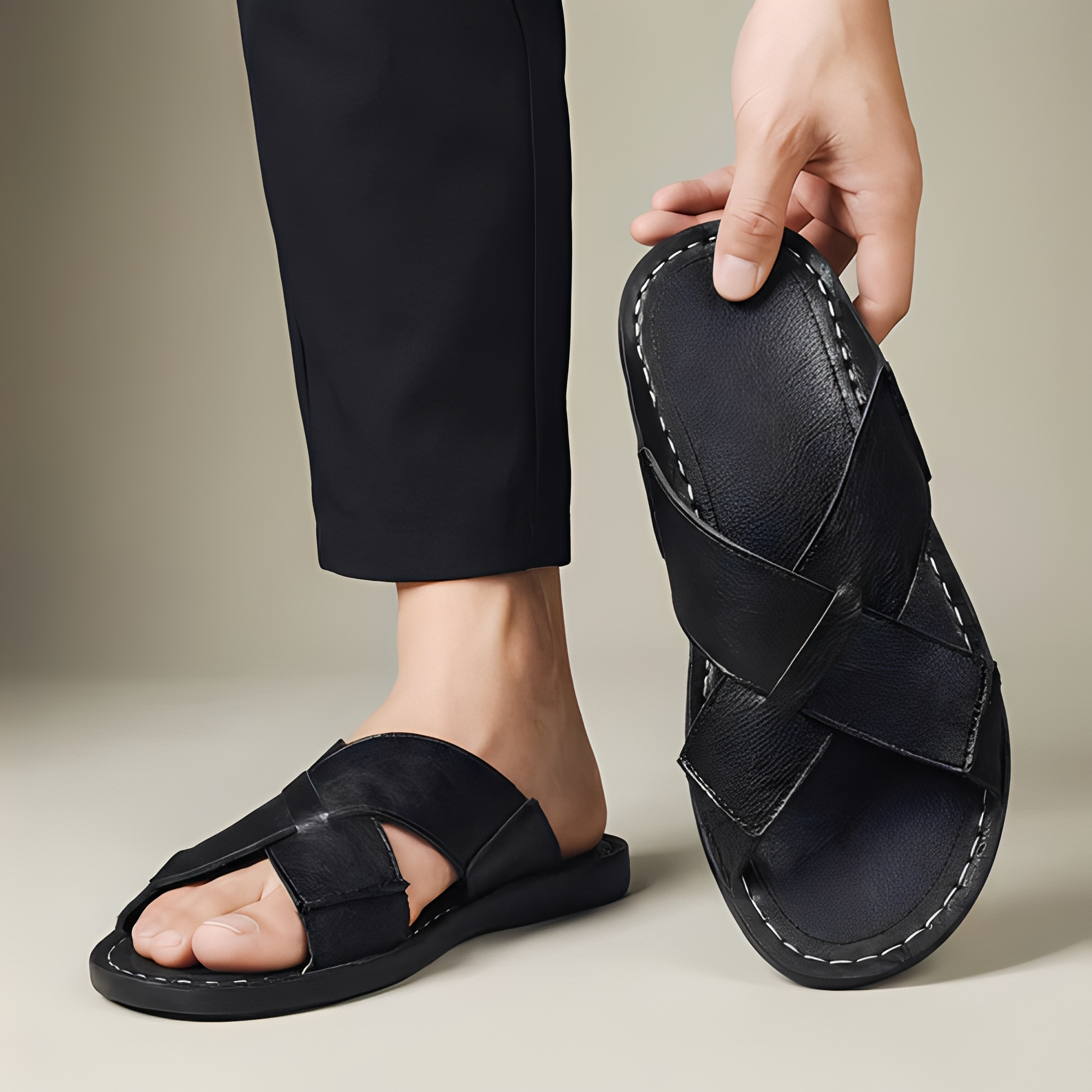 Renejay - Sandales d'été élégantes et modernes pour hommes