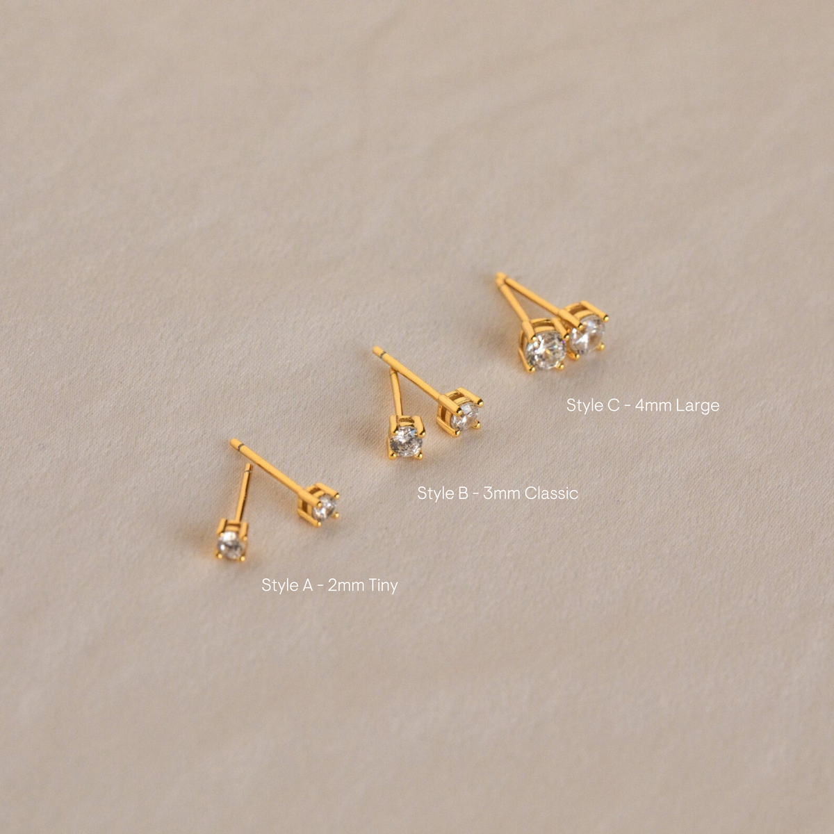 Booker – Ensemble de boucles d'oreilles en diamant