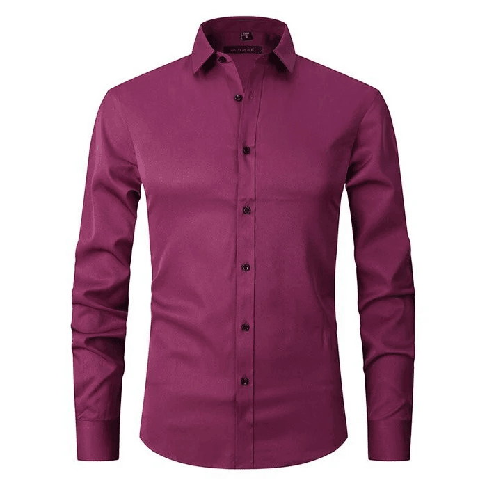Lars – Chemise moulante à manches longues