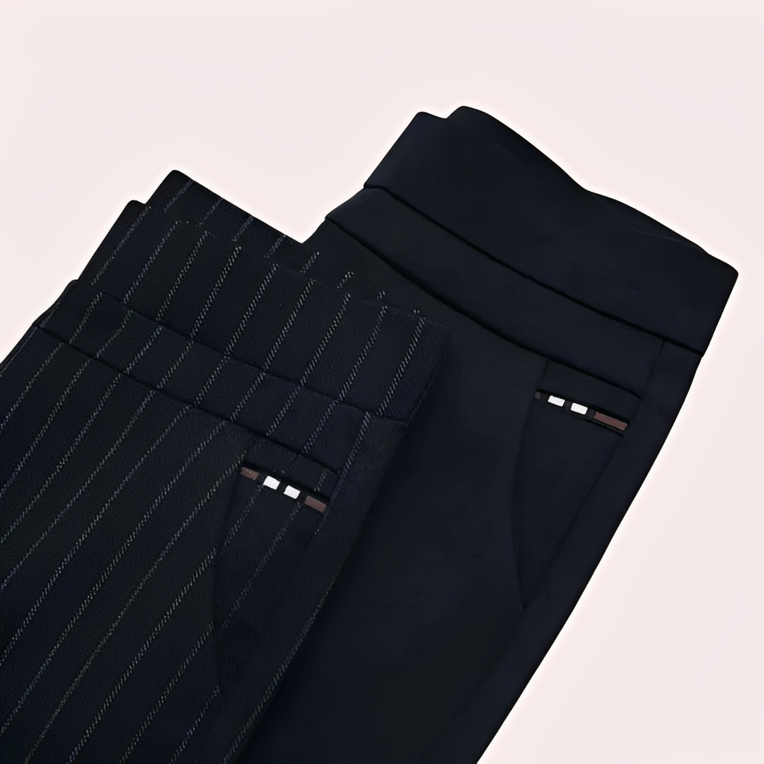 Dianne - Pantalon à taille haute élastique pour femmes