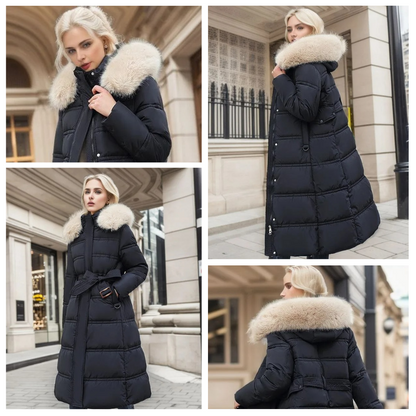 Jacqueline - Doudoune luxueuse d'hiver pour femme