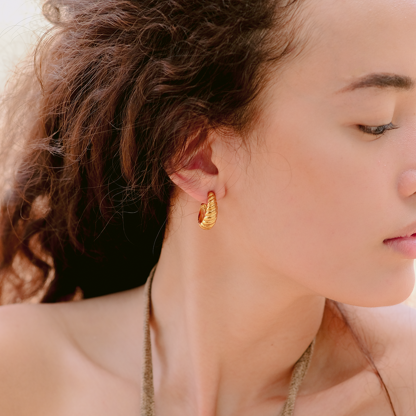 Boucles d'oreilles Arc Croissant
