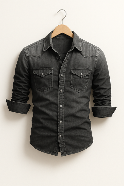 Maxime - Chemise en jean relax pour hommes
