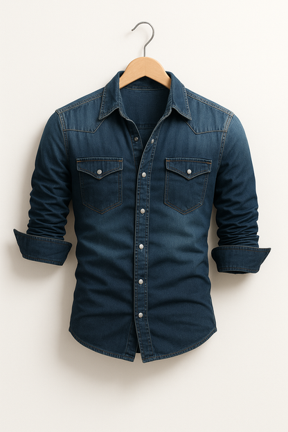 Maxime - Chemise en jean relax pour hommes