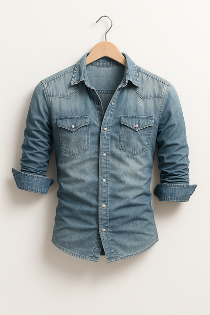 Maxime - Chemise en jean relax pour hommes
