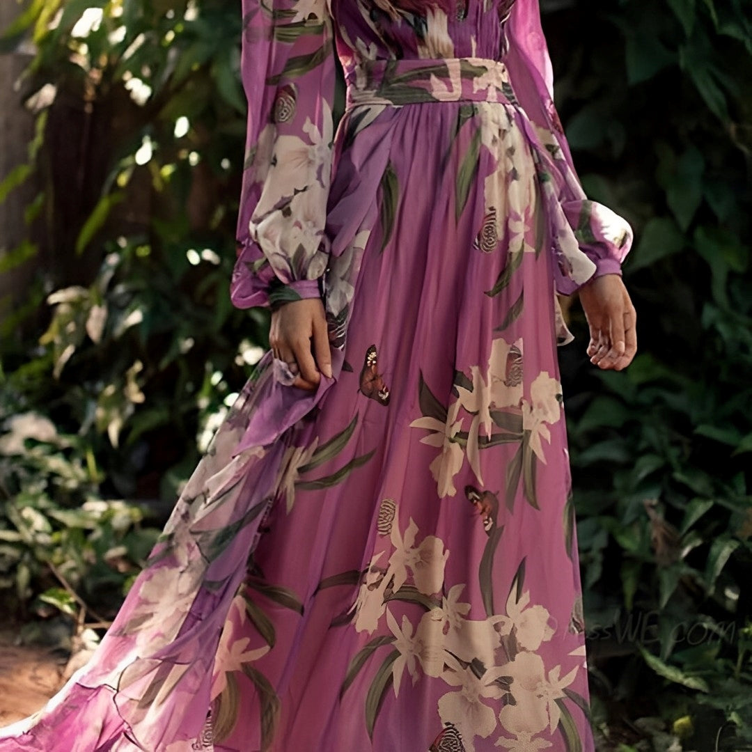 Theia - Robe florale légère et aérée
